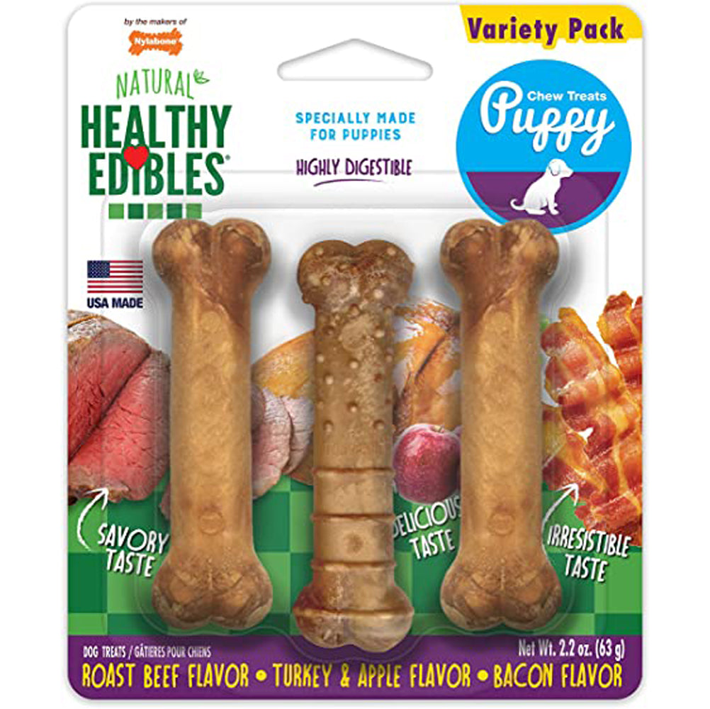 Nylabone, Healthy Edibles Puppy Starter, 2.2 oz.