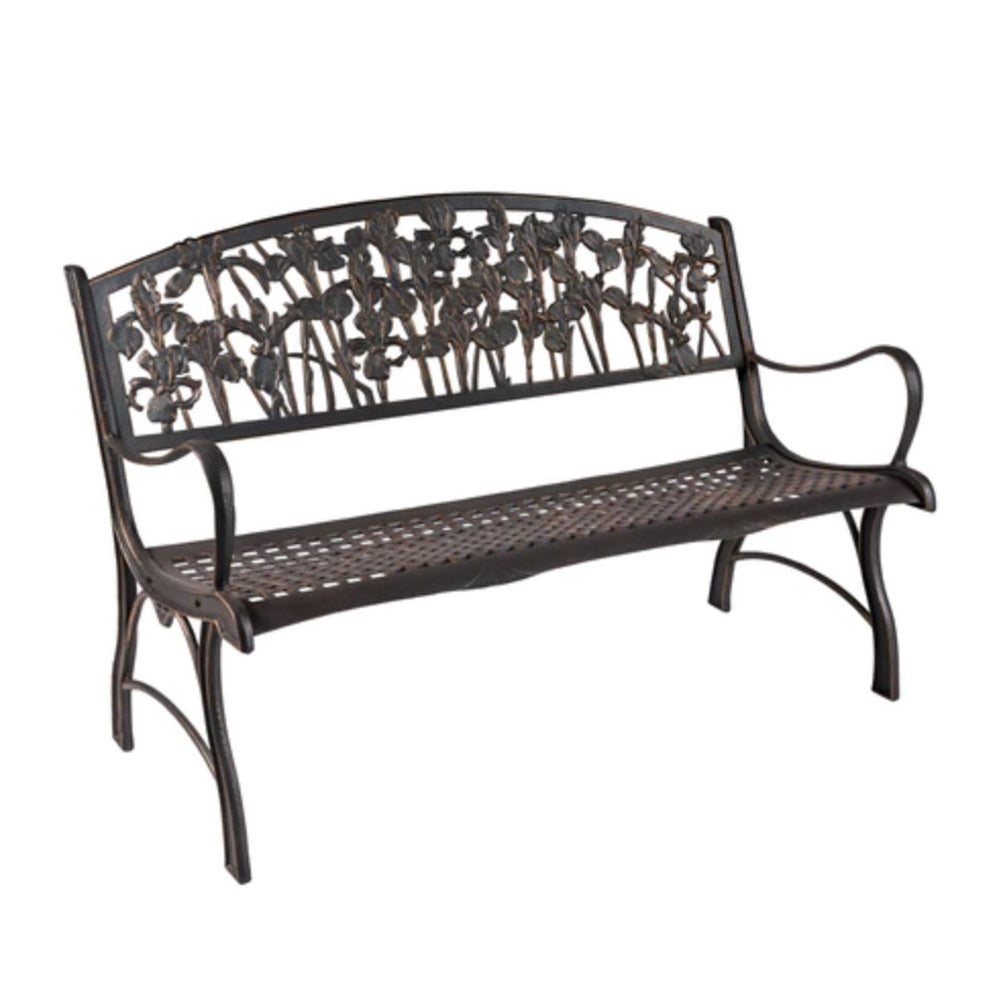 Painted Sky, Iris Bench, Iron
