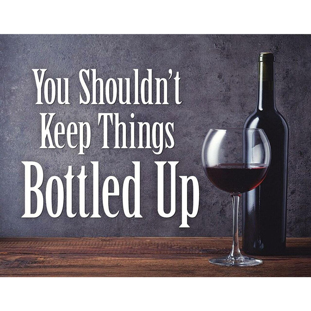 Desperate Enterprises, Bottled Up Emotions Metal Sign