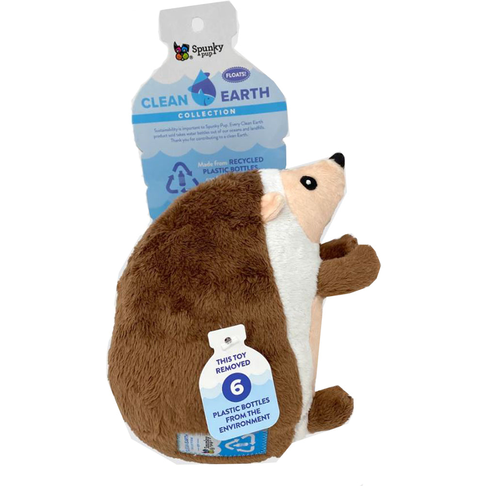 Spunky Pup, Clean Earth HedgeHog Plush, Small