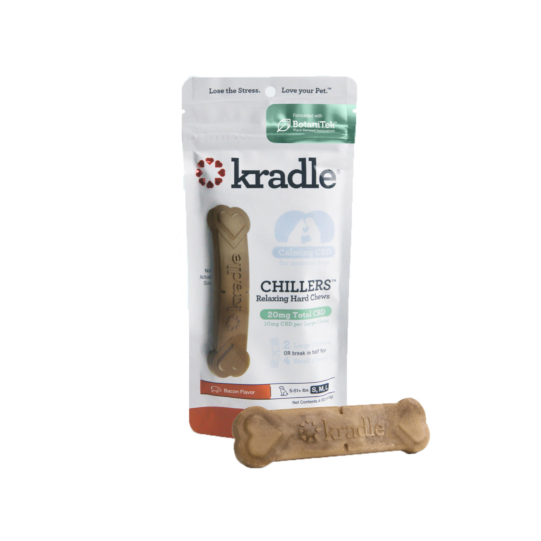 Kradle Chillers CBD Relaxing Hard Chews 10 mg, 2 Count