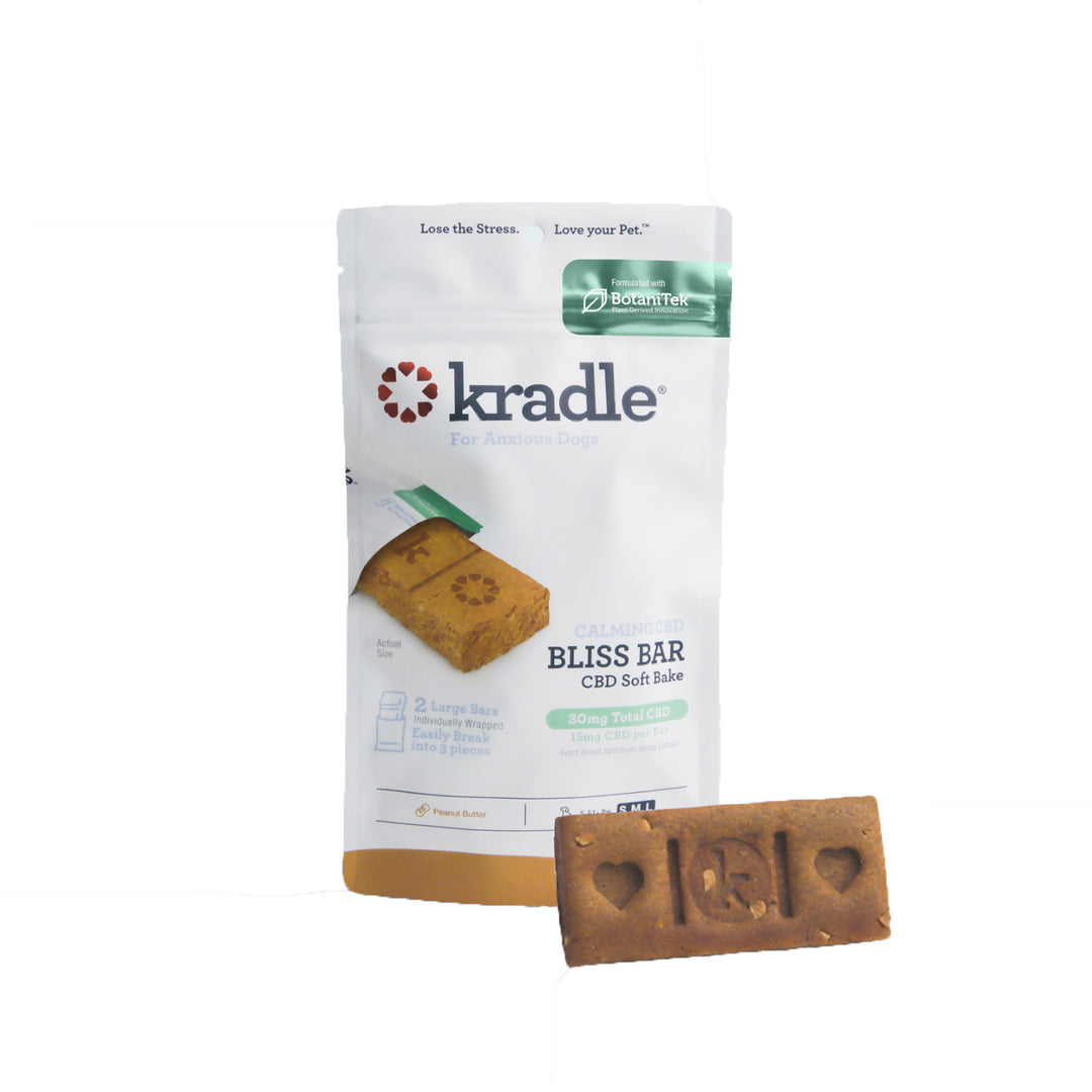 Kradle Bliss Bar CBD Soft Bake Treat, 15 mg, 2 Count