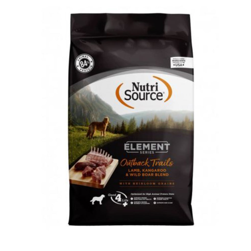 NutriSource, Element Outback Trails, Lamb & Kangaroo, 24 lb.