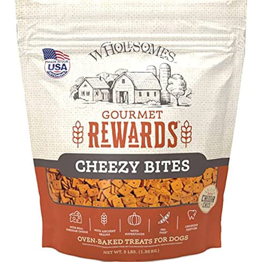 Wholesomes, Cheesy Bites Dog Biscuits, 3lb.