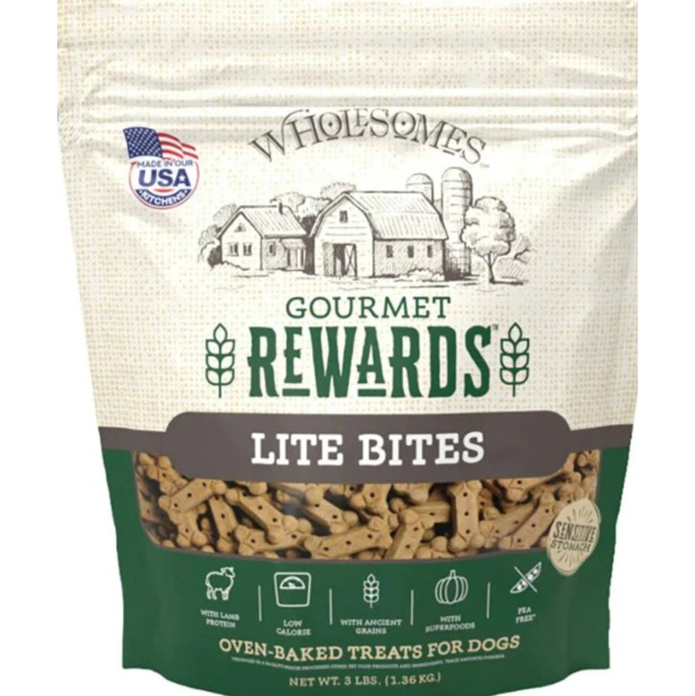 Wholesomes, Lite Lamb Bite Biscuits, 3 lb.