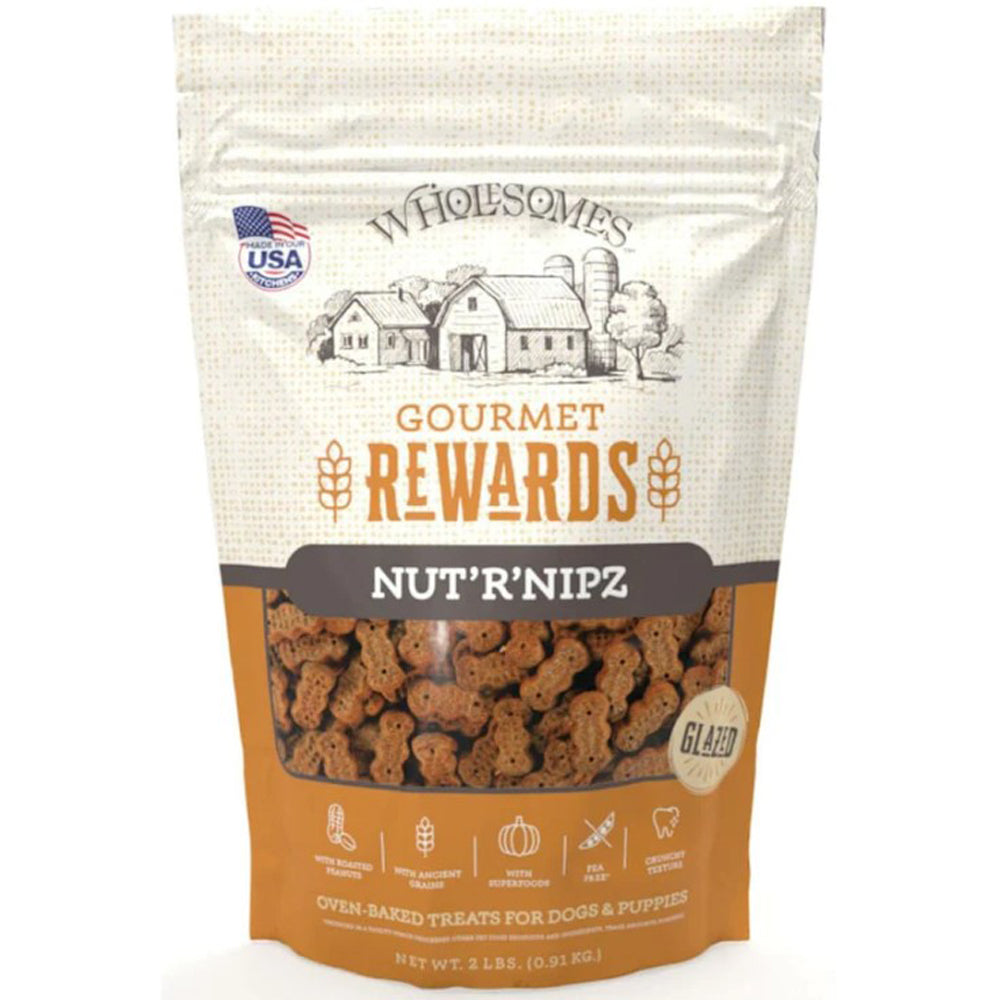 Wholesomes, Nut R Nipz Dog Biscuits, 2lb.