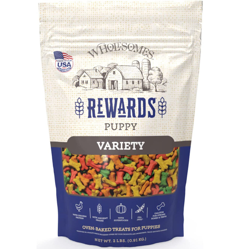 Wholesomes, Puppy Variety Biscuits, 2lb.