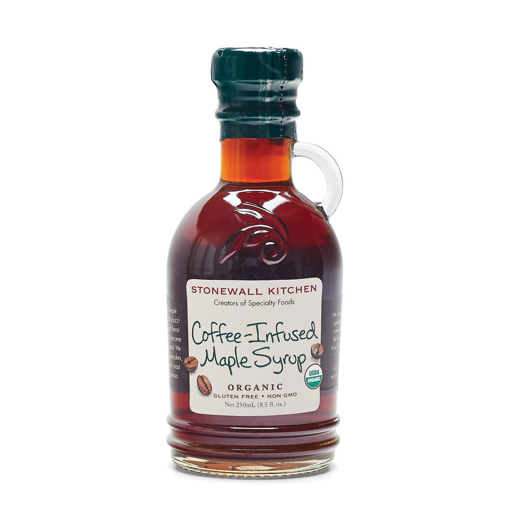 Stonewall Kitchen, Organic Coffee-Infused Maple Syrup, Glass Jar, 8.5 oz