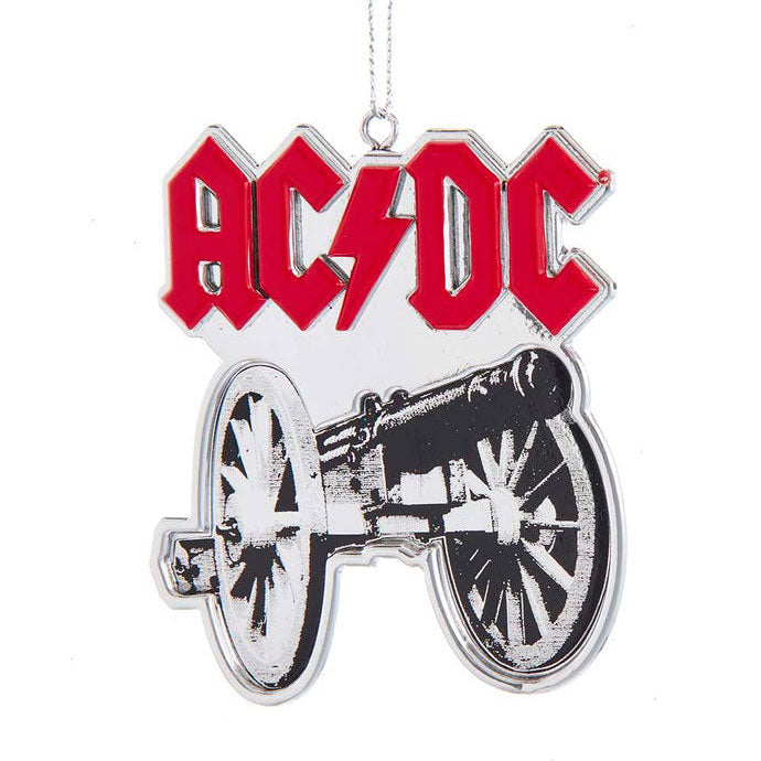 Kurt Adler AC/DC© Cannon Ornament, 3.5"