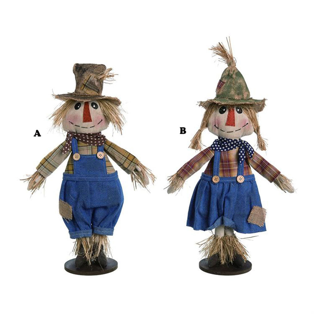 Transpac, Foam Scarecrow w/ Hay, Assorted, Sold Separately, Foam, 22.5"H