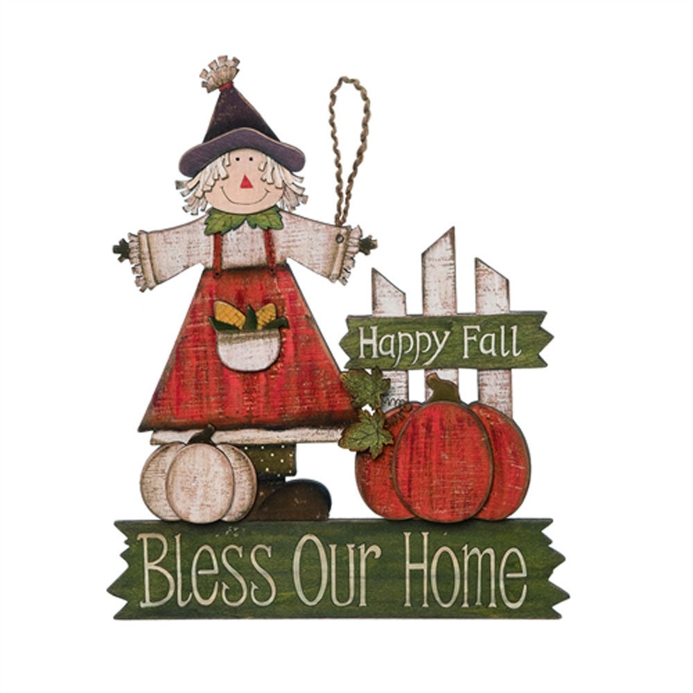 Transpac, Scarecrow Hanging Décor, Plywood, 14.5"H