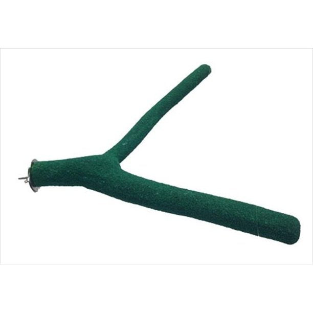 Happy Beaks Forked Sand Covered Perch- Medium