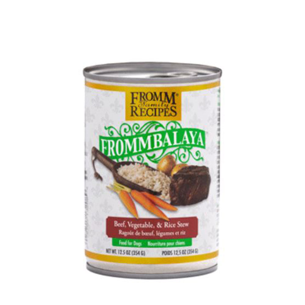 Fromm, Frommbalaya Beef, Vegetable, & Rice, 12.5 oz. Can