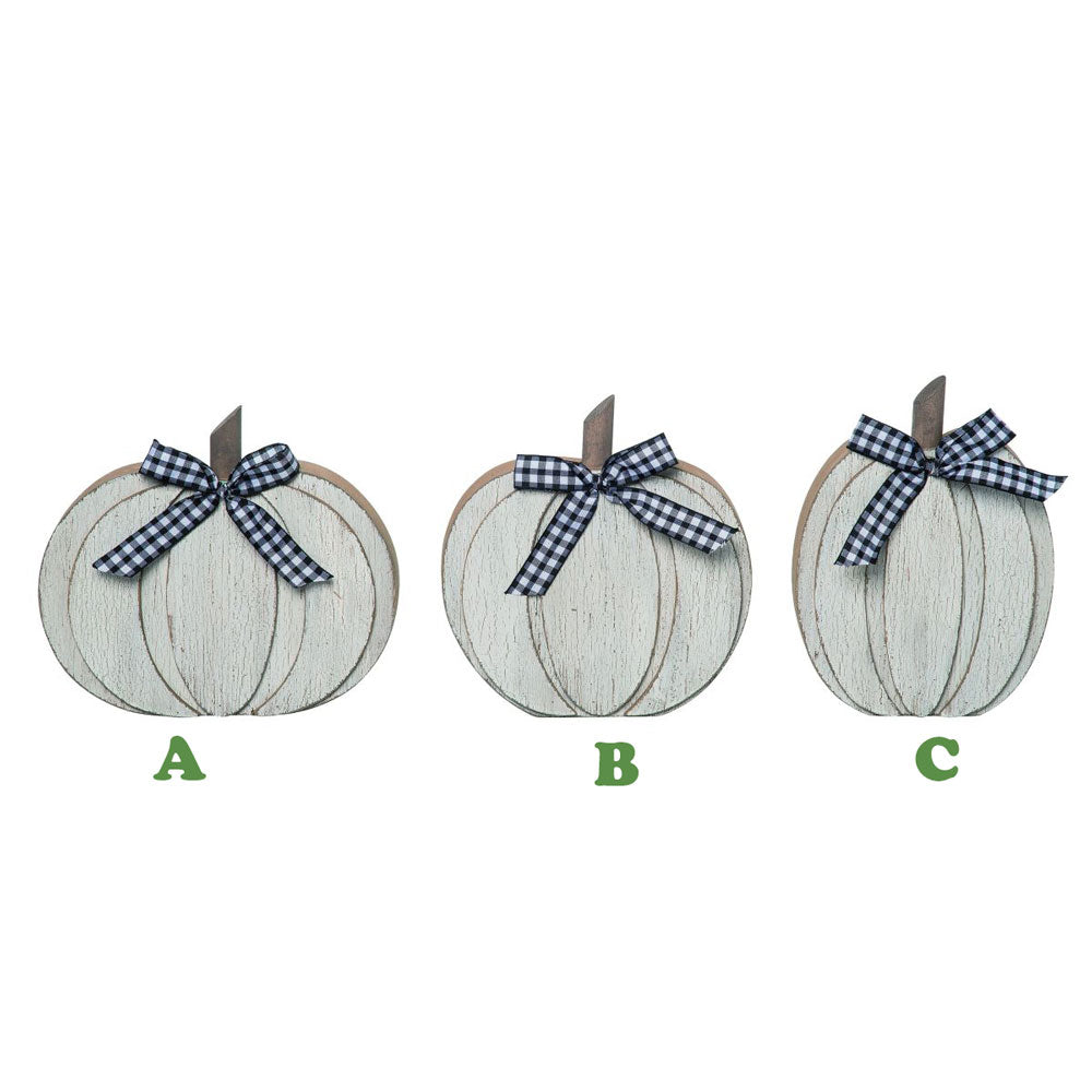 Transpac, Pumpkins W/Bow, Assorted & Sold Separately