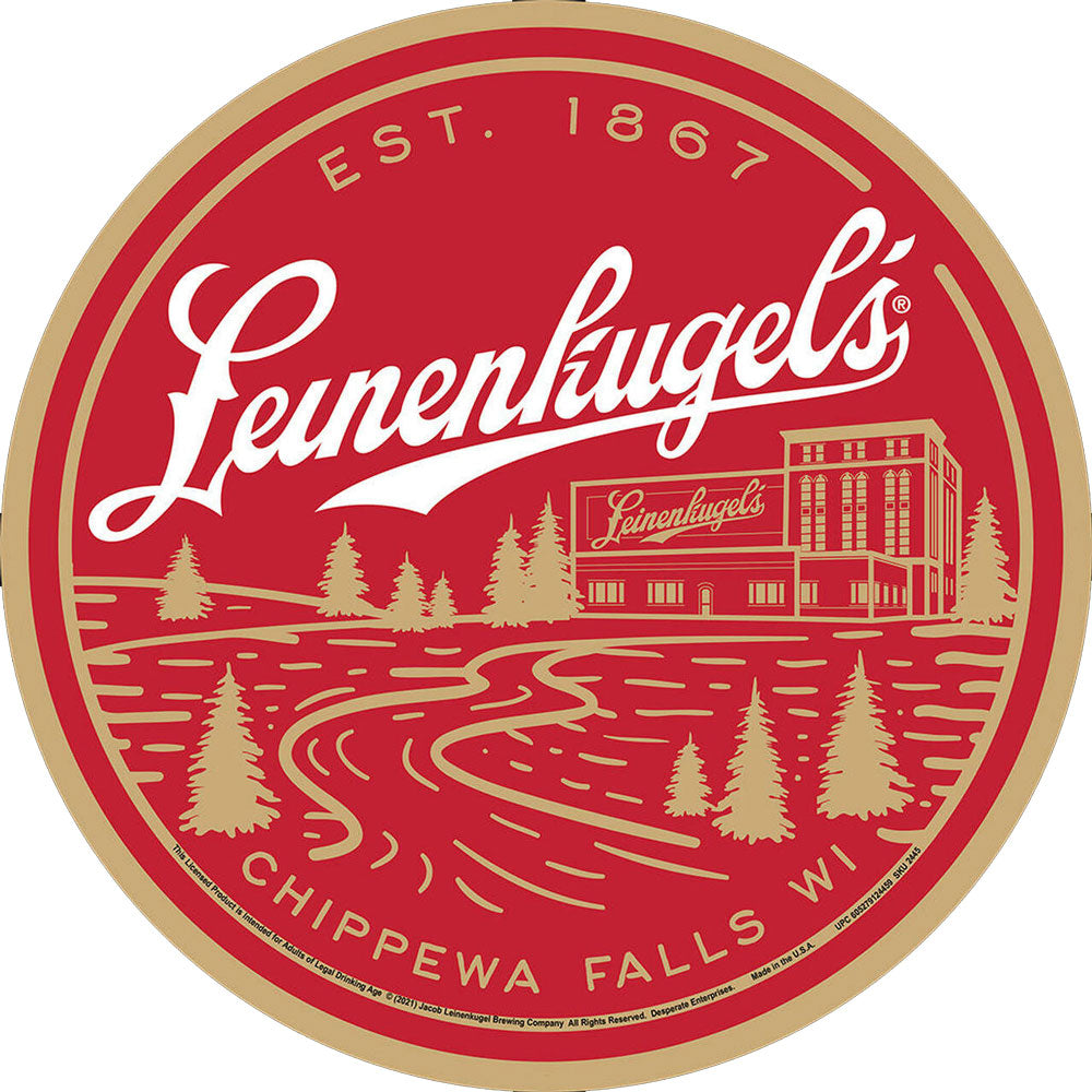 Desperate Enterprises, Leinenkugal Round Metal Sign