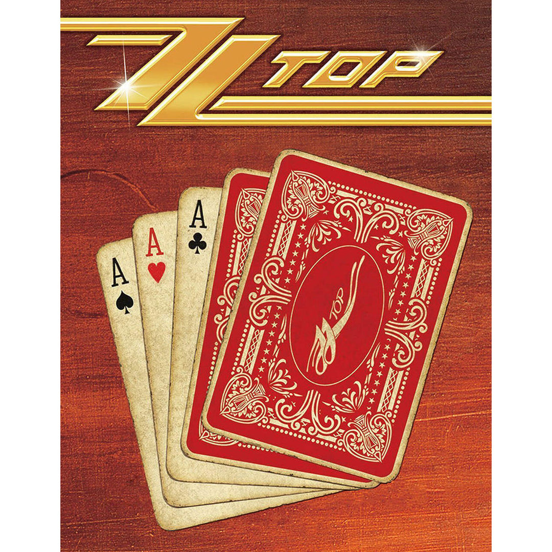 ZZTOP Aces Metal Sign