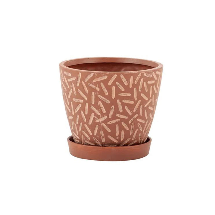 Napco, Clay Wash Pot W/Saucer