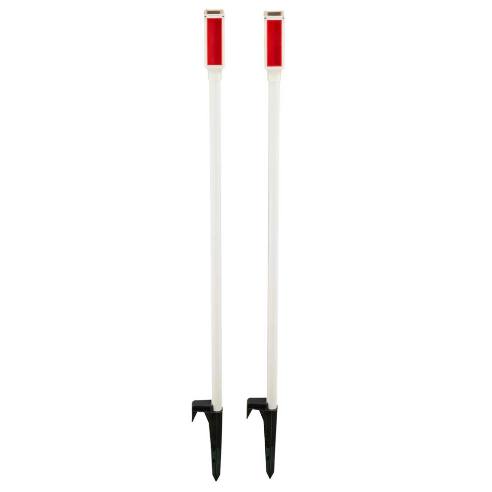 Alpine, LED Driveway Market W/Red, Set of 2
