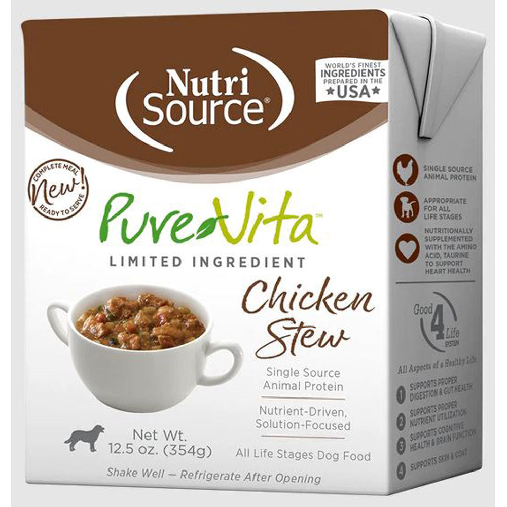 Pure Vita, Grain Free Chicken Stew, 12.5 oz. Can