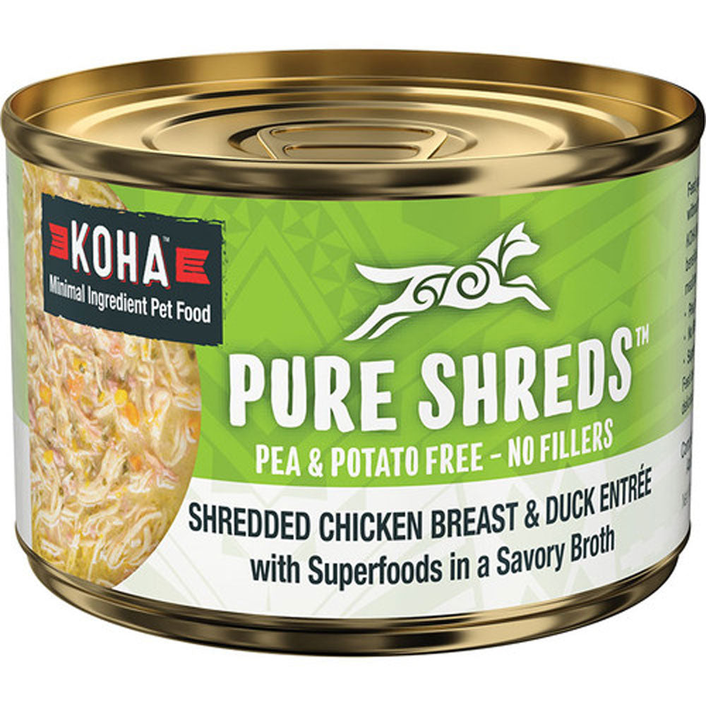 Koha, GF Shredded Chicken & Duck, 5.5 oz.