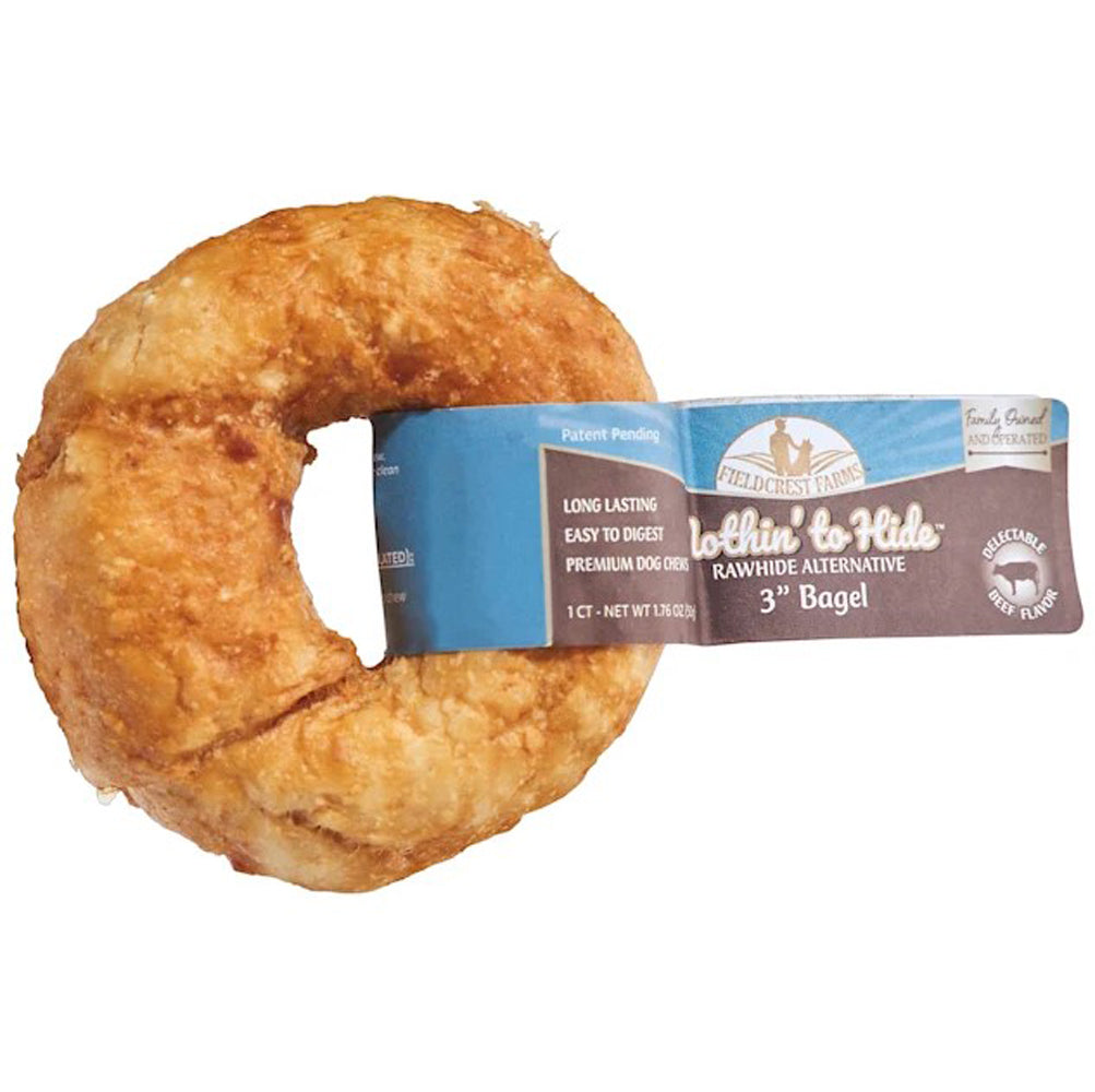 Nothing to Hide, Bagel Beef Flavored Dog Chew, 3", 1.76 oz.