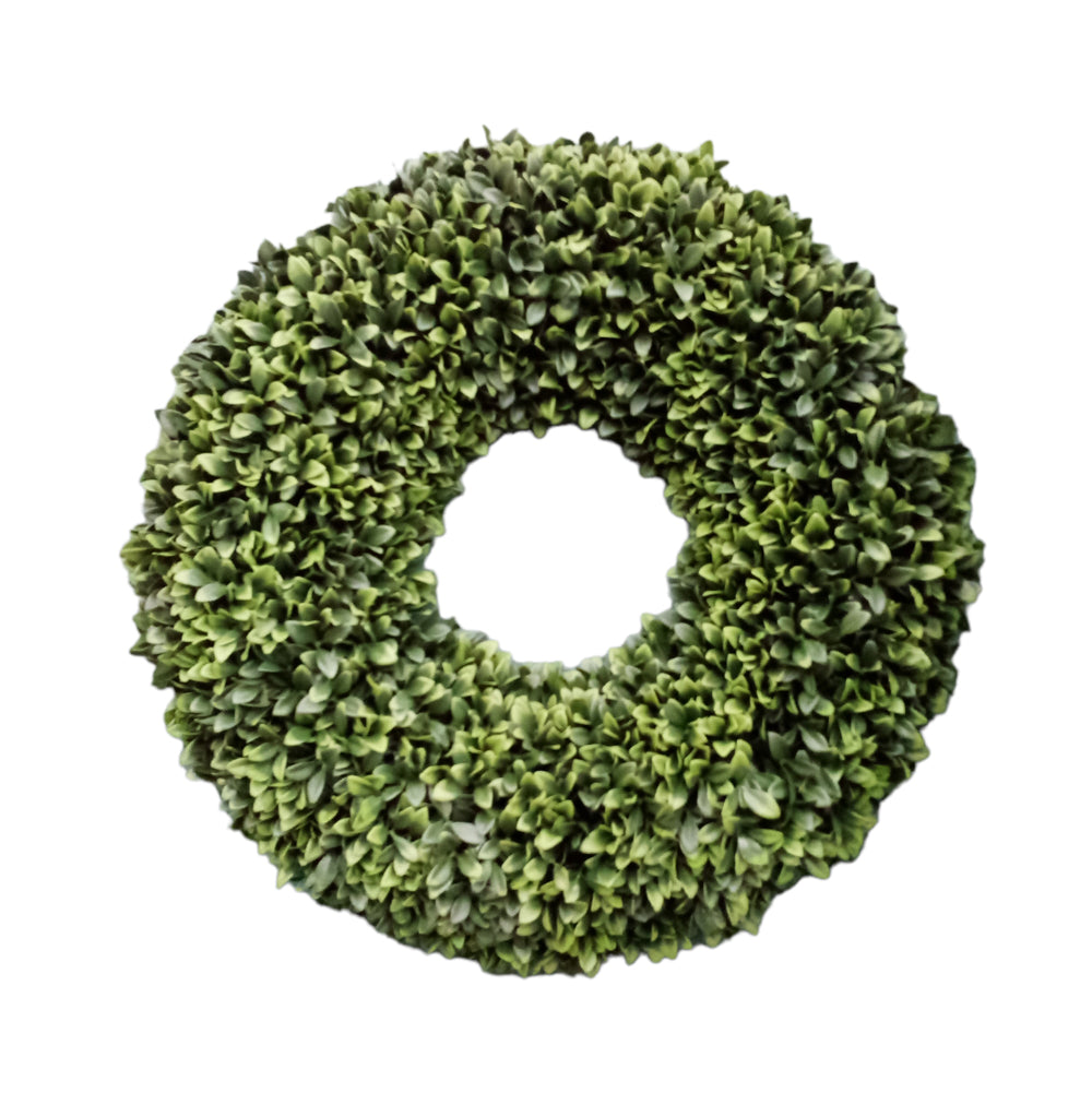 Direct Export, Winter Boxwood Wreath, 22"