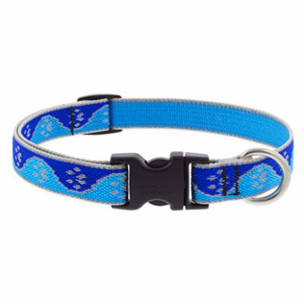 Lupine, Highly Reflective Blue-Paws Adjustable Collar, 3/4" 13"-22"