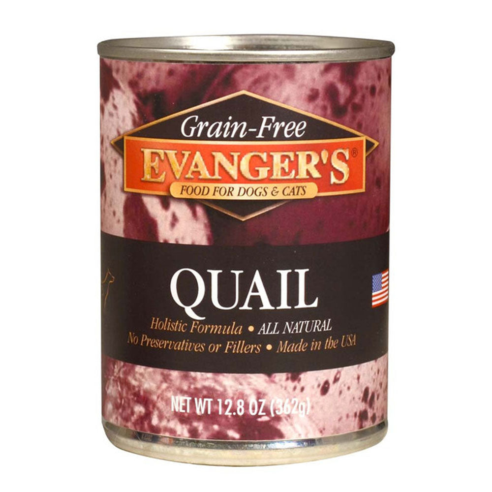 Evanger's, Quail For Dogs & Cats, 12.8 oz. Can