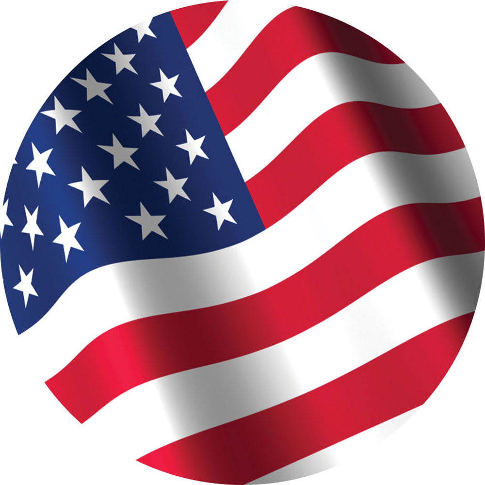 Custom Decor, Waving Flag Stepping Stone