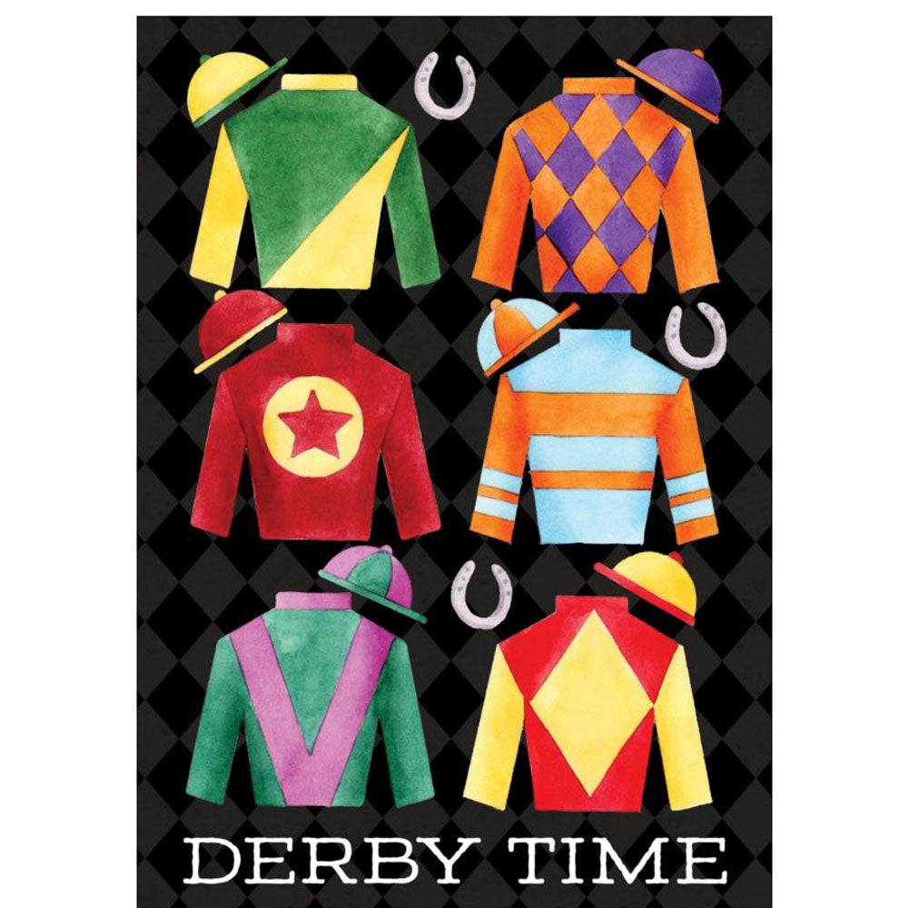 Custom Decor, Derby Silks Garden Flag