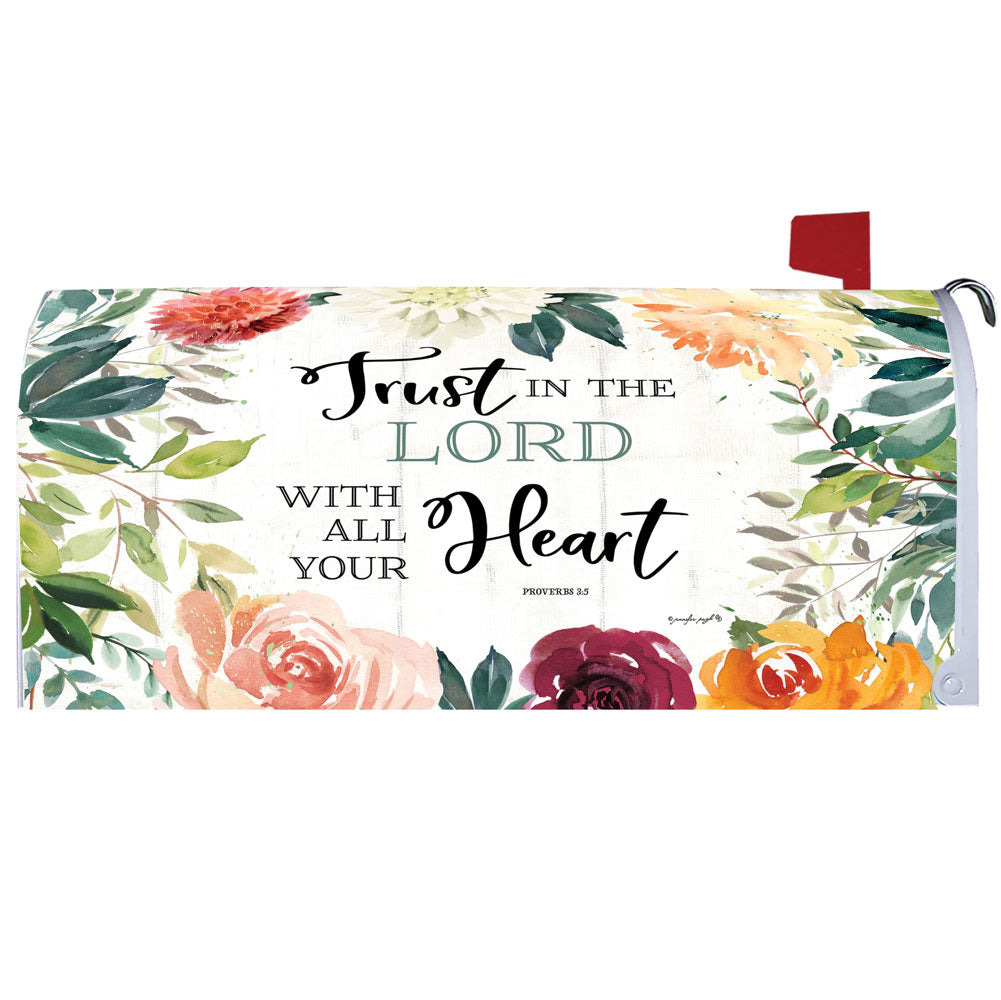 Custom Decor, Trust in the Lord, Mailbox Cover