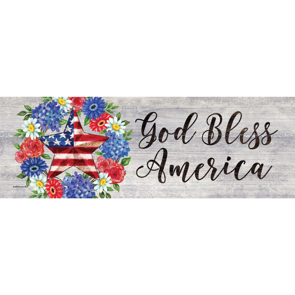 Custom Decor, Patriotic Wreath, Signature Sign
