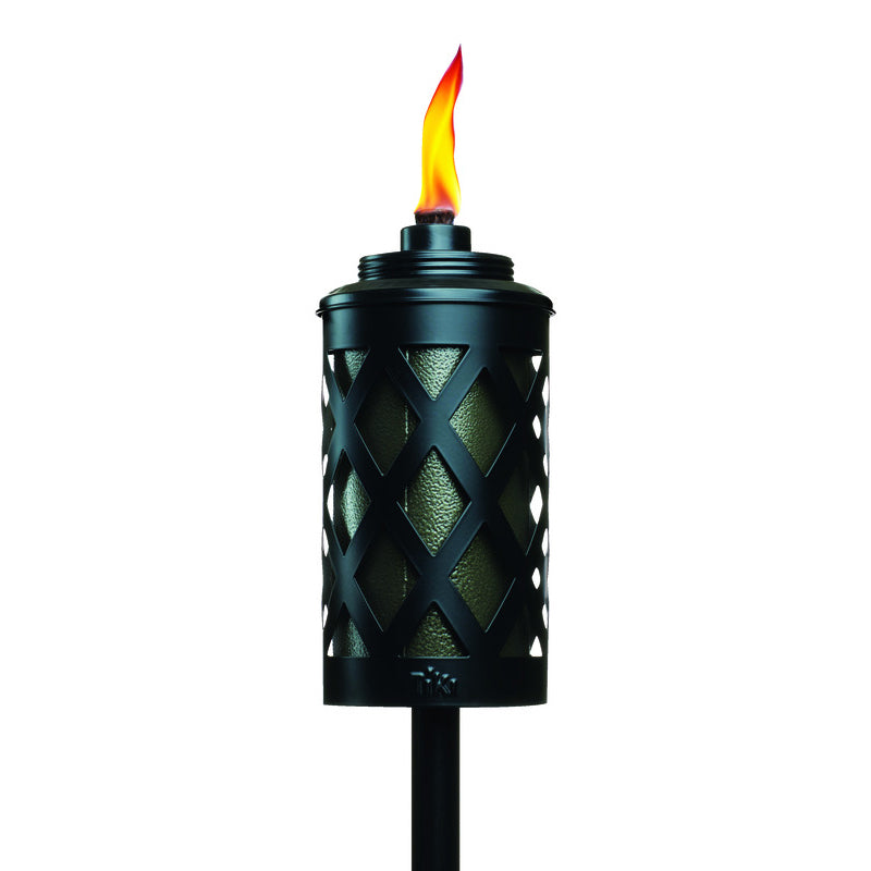 Tiki Urban Metal Steel Citronella Garden Torch, 65"