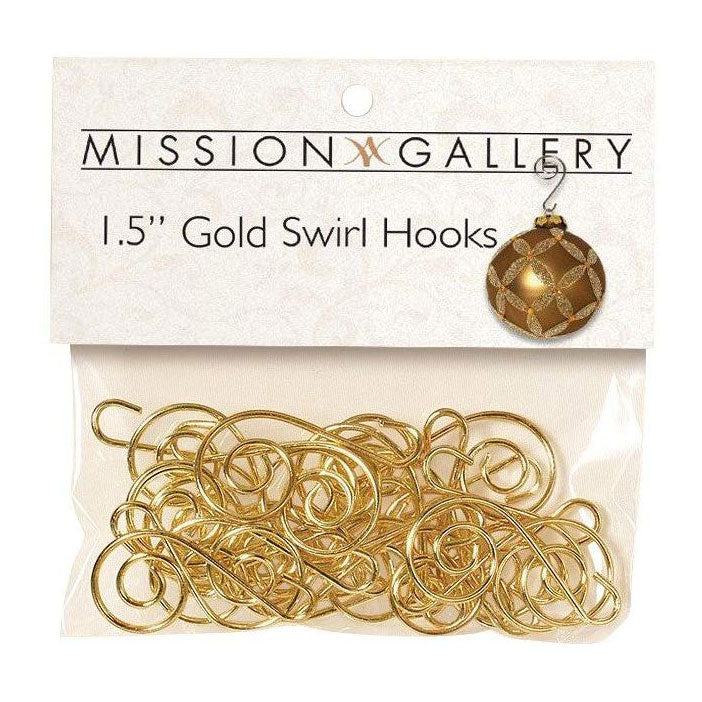 Scroll Style Ornament Hook, 1.5"