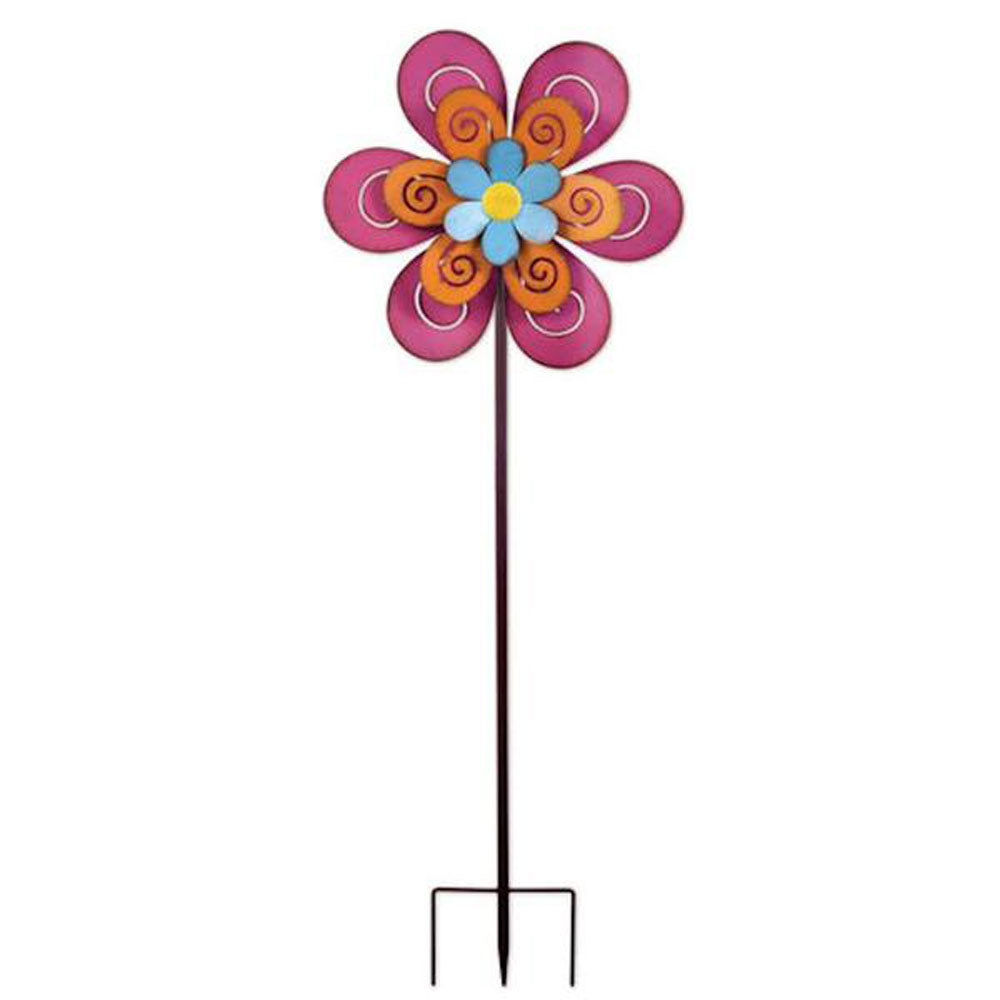 Sunset Vista, Flower Spinner, Pink, 55"