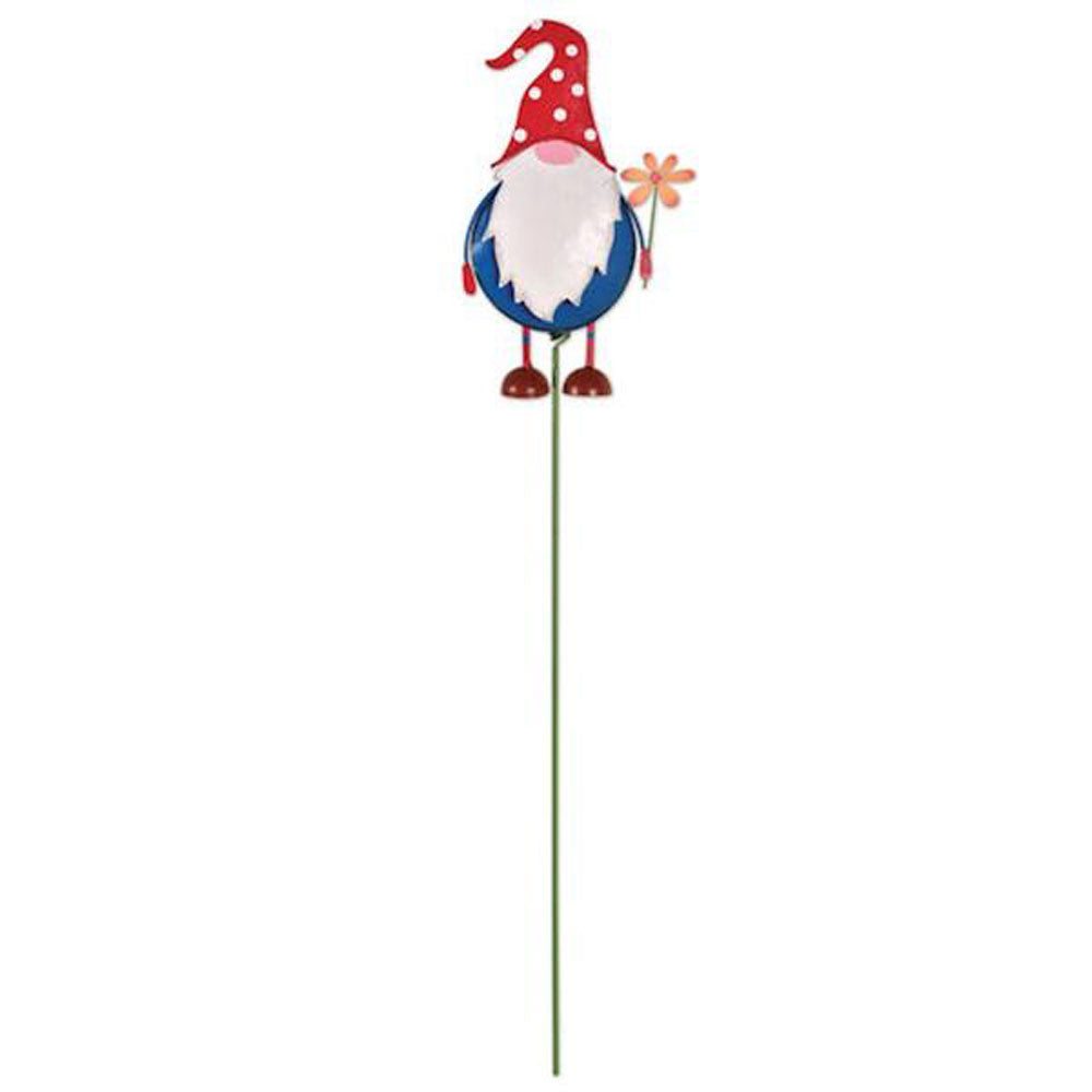 Sunset Vista, Red Hat Gnome Plant Pick, 25"