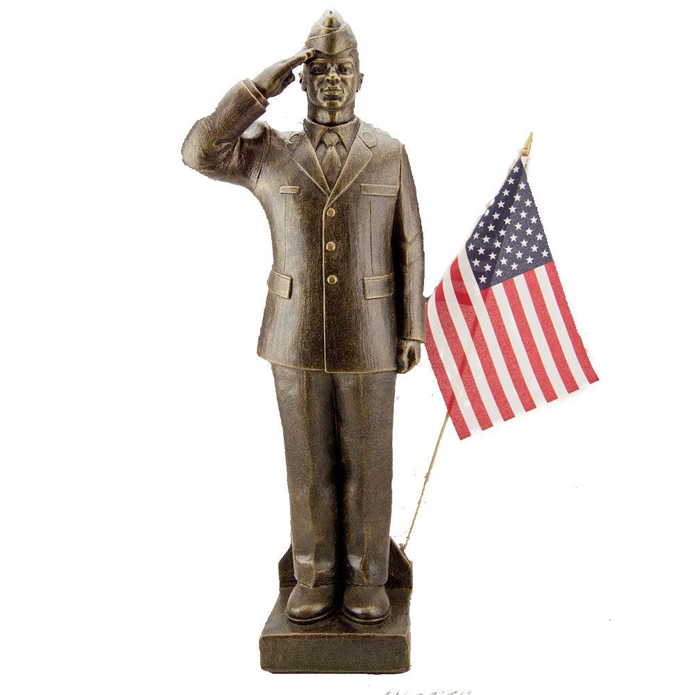 Henri Studio, Air Force Airman African American, Bronze