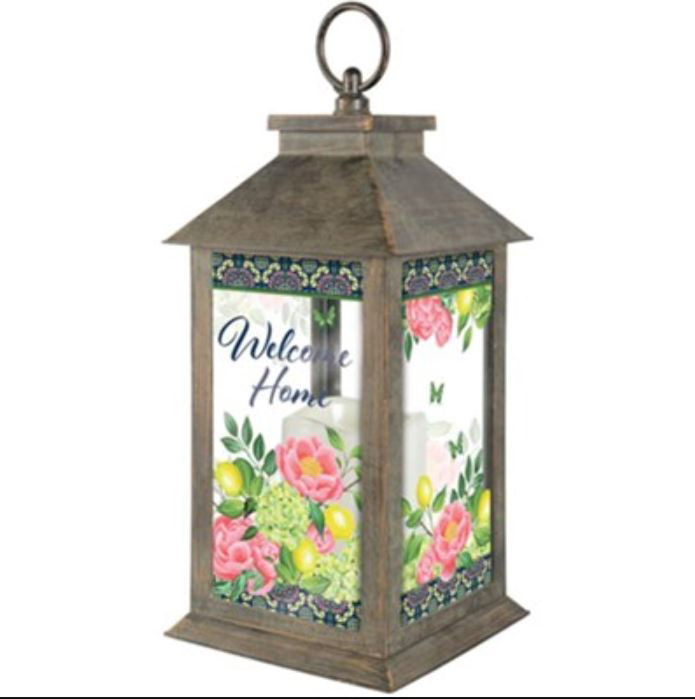 Carson Home Accents, Fresh Floral Lantern