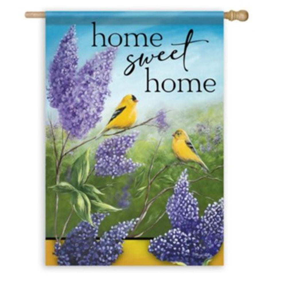 Carson Home Accents, Garden Goldfinch Flag