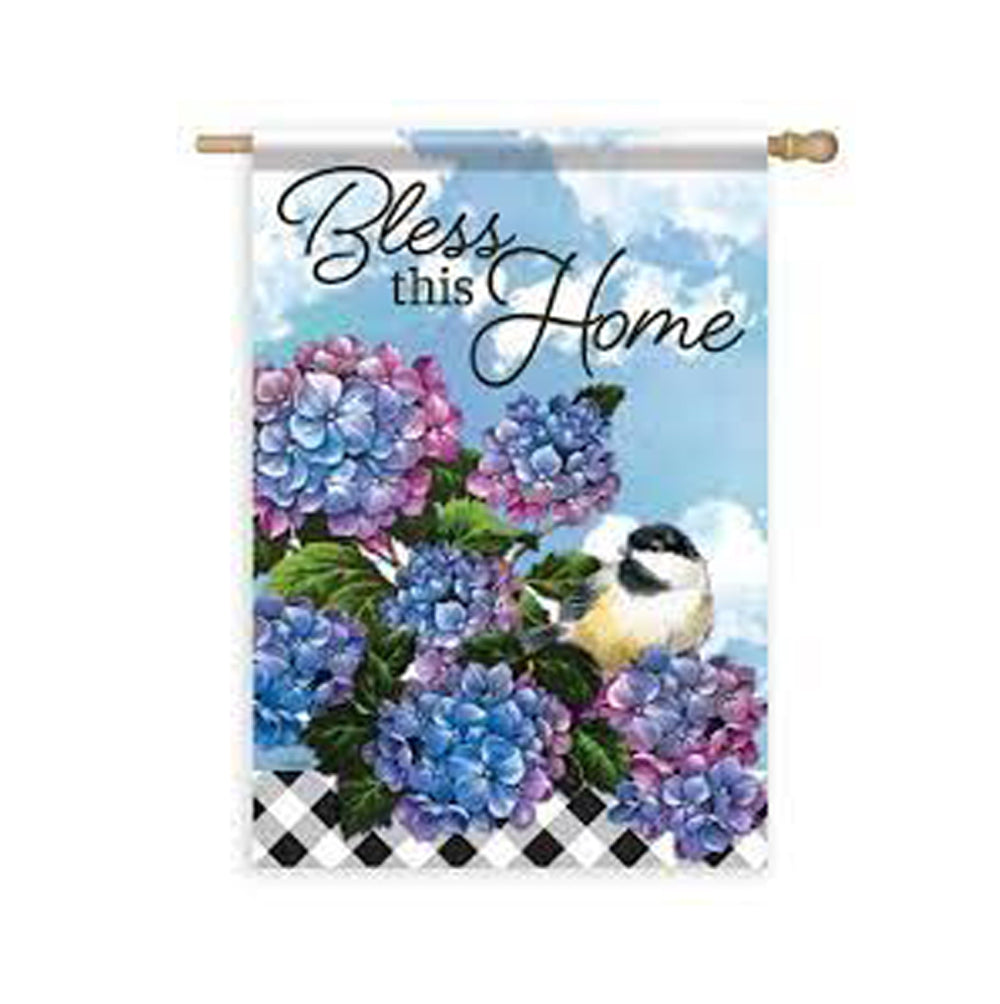 Carson Home Accents, Classic Hydrangea Flag
