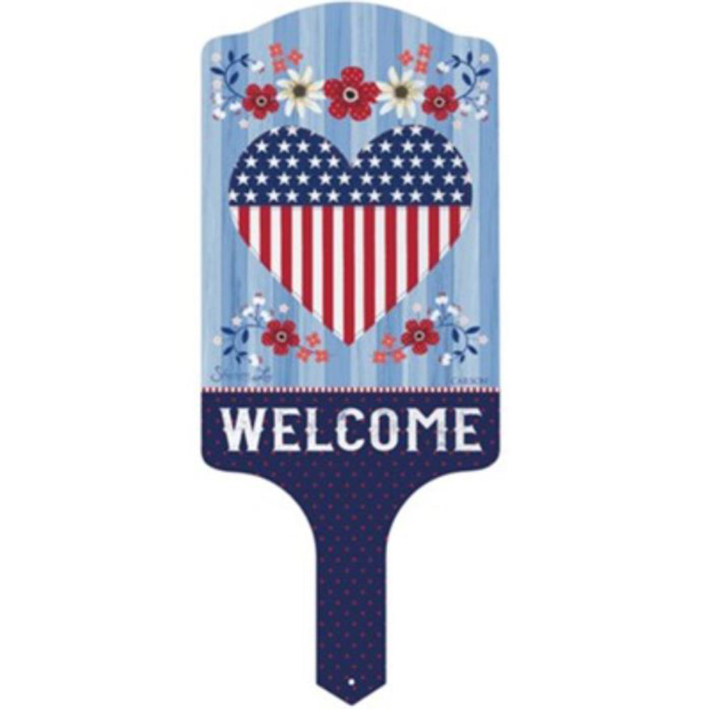 Carson Home Accents, American Heart Garden Stake