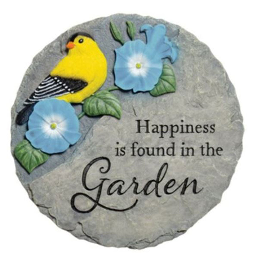 Carson, in the Garden Garden Stone