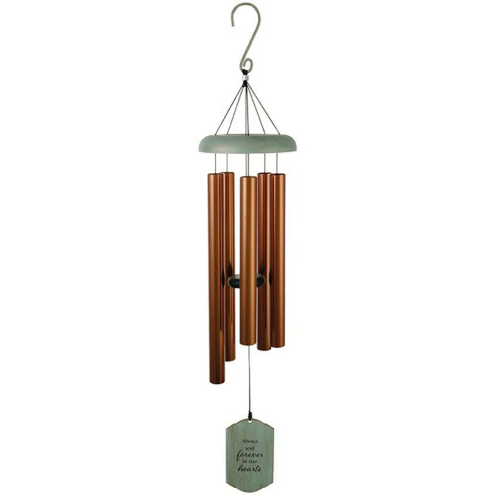 Carson, In Our Hearts 38" Sentiment Wind Chime