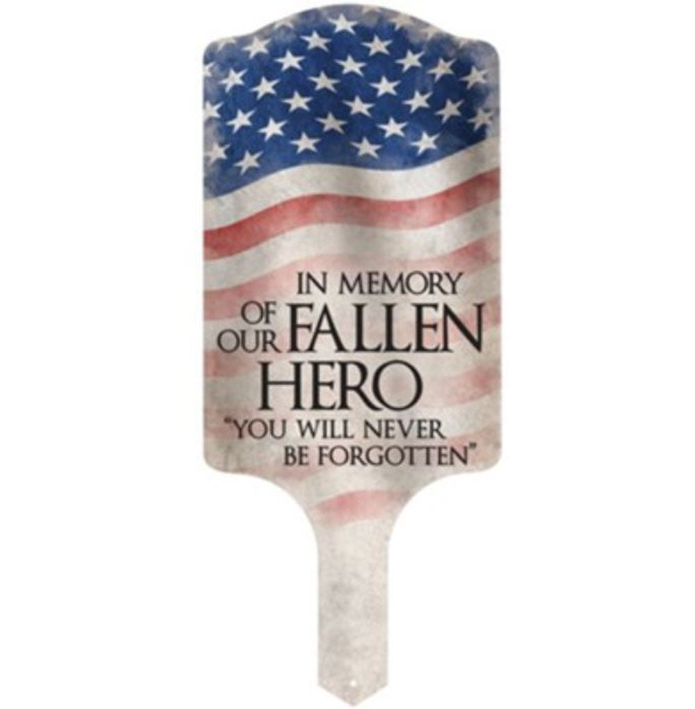 Carson, Fallen Hero Garden Stake