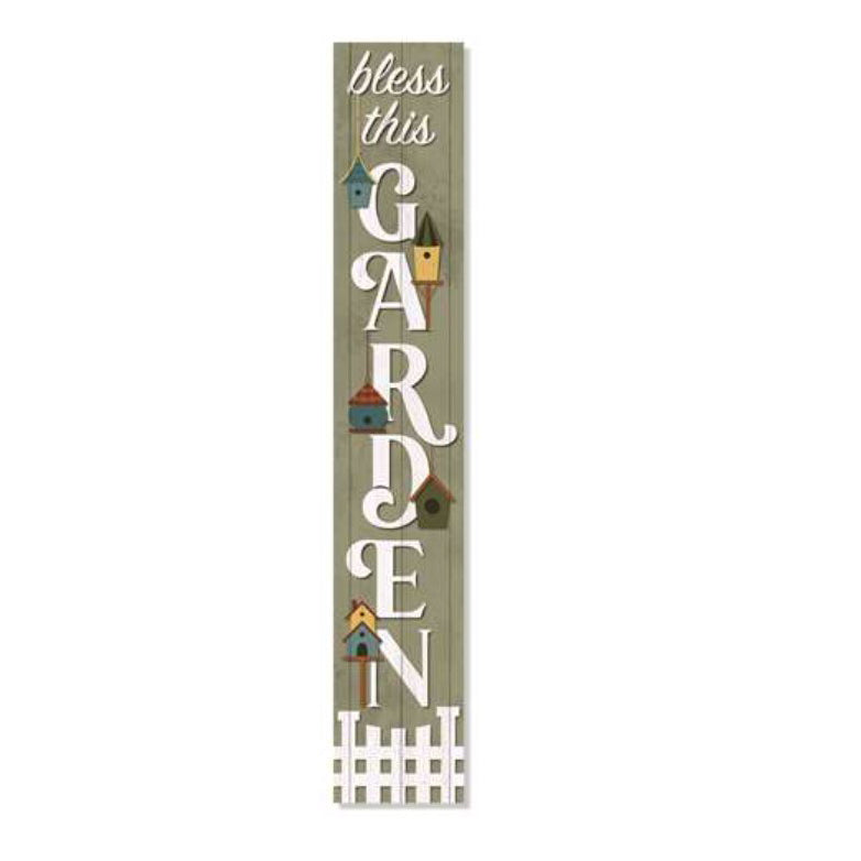 My Word! Porch Board Sign- Bless This Garden