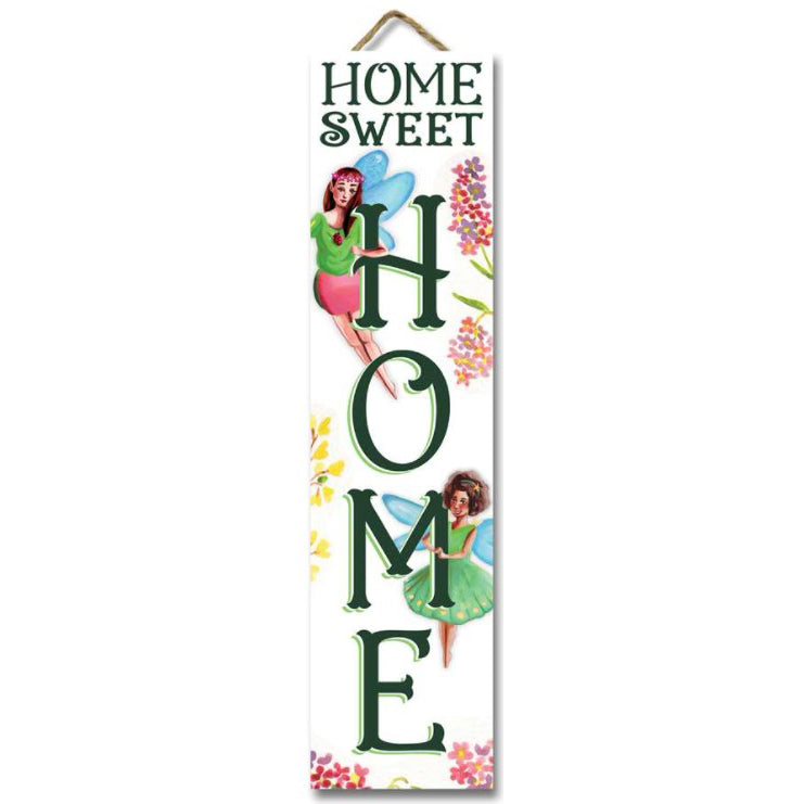 My Word! Hanging & Standing Sign- Home Sweet Home (fairies)