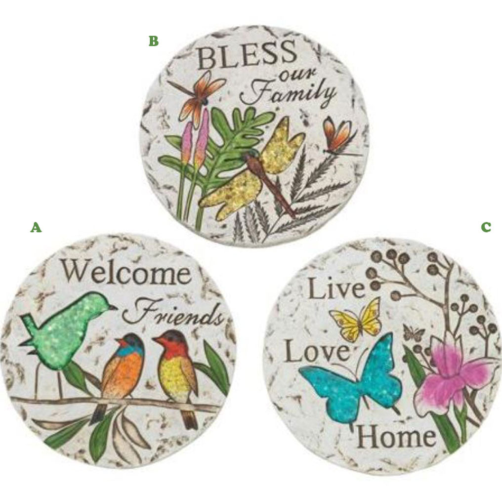 Gerson, Spring Garden Stepping Stone, 10", Assorted & Sold Separately