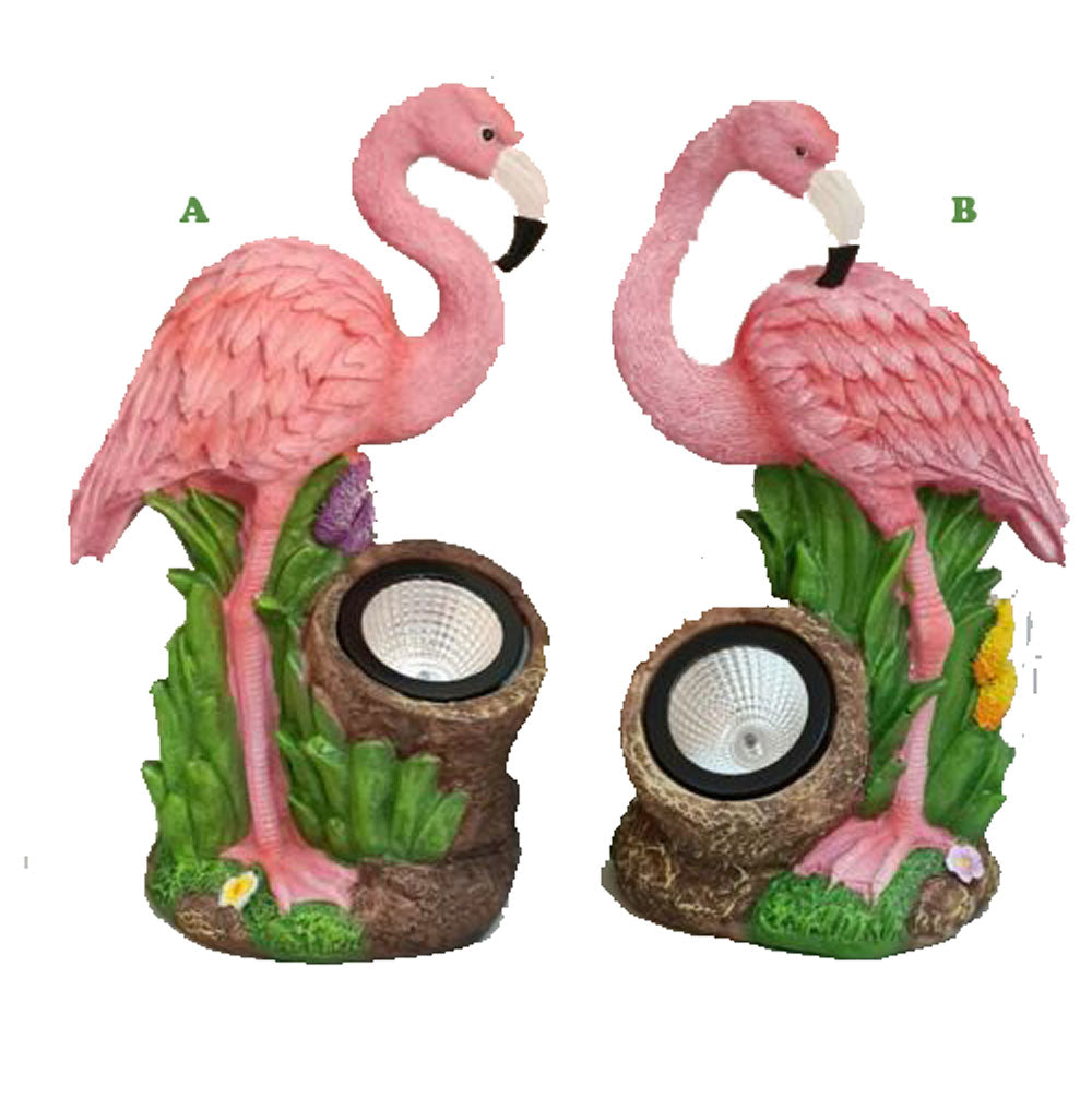 Gerson, Solar Flamingo Figure, 10", Assorted & Sold Separately