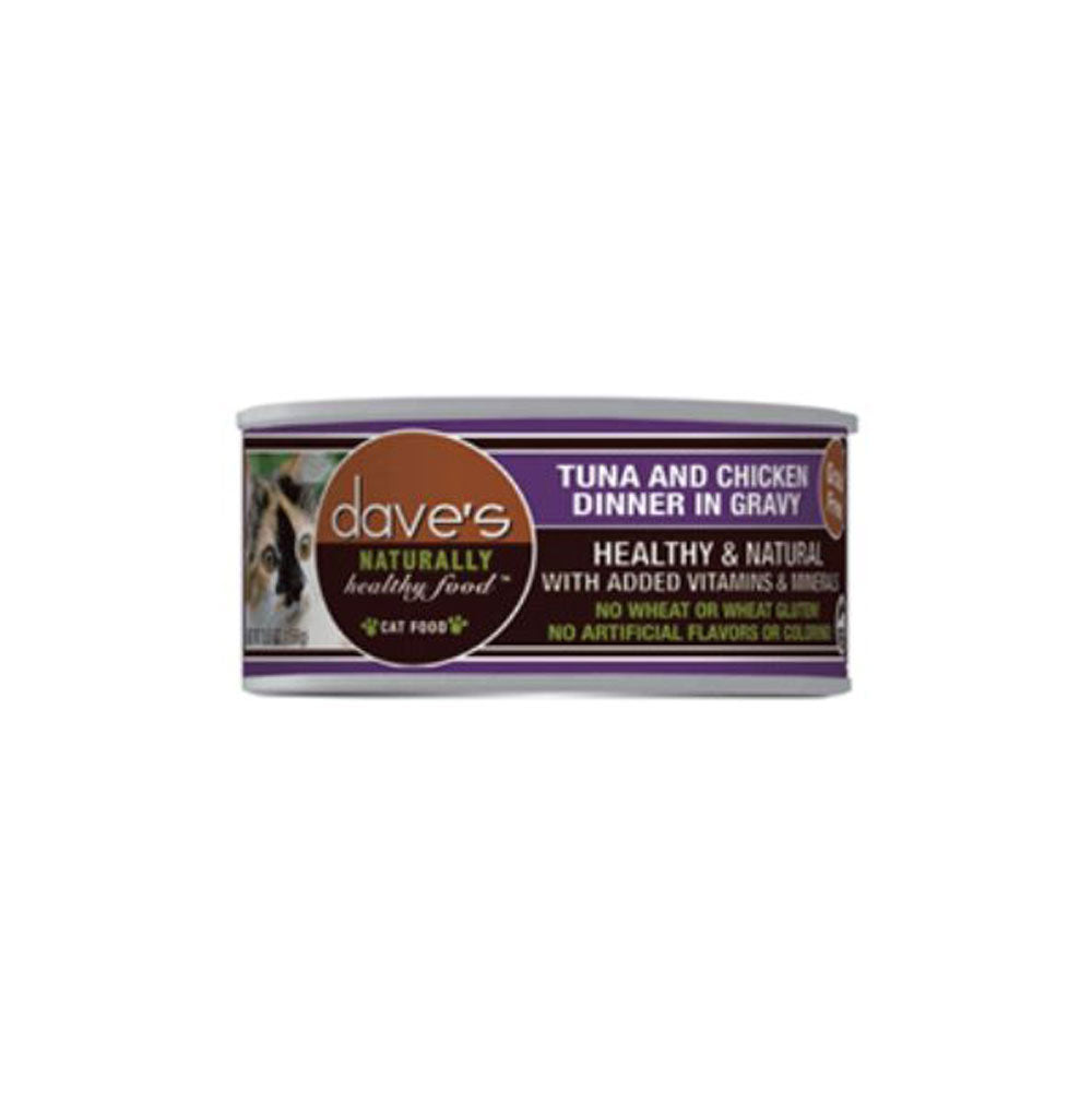 Dave's, Tuna & Chicken in Gravy, 3 oz.