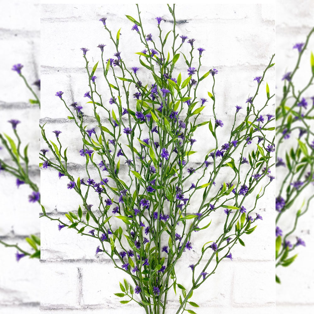 Liberty Floral, Twig Flower Spray, Purple